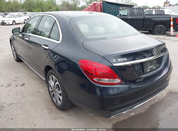 55SWF4KB5JU254299 2018 MERCEDES-BENZ C-CLASS Dark Blue Trasero izquierdo