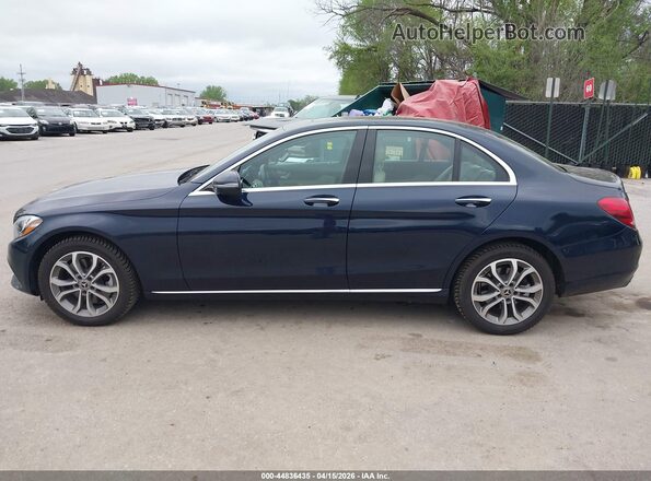 55SWF4KB5JU254299 2018 MERCEDES-BENZ C-CLASS Dark Blue Vista interior de 360 grados