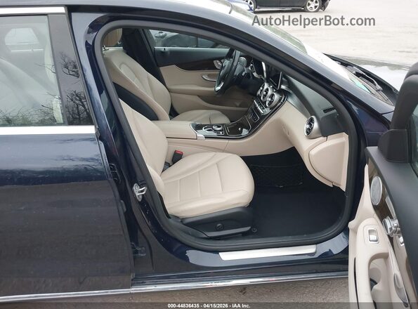 55SWF4KB5JU254299 2018 MERCEDES-BENZ C-CLASS Dark Blue Vista interior delantera