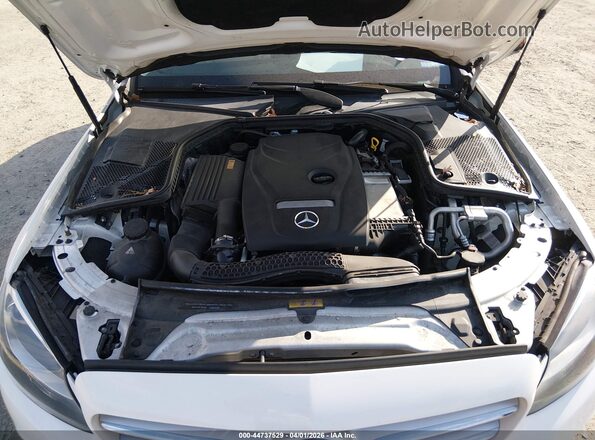 55SWF4KB6HU186959 2017 MERCEDES-BENZ C-CLASS White Rear view
