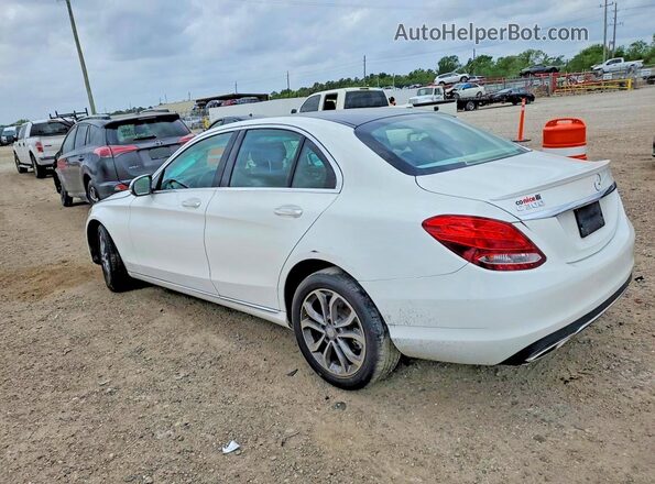 55SWF4KB6HU188324 2017 MERCEDES-BENZ C White Հետևի ձախ