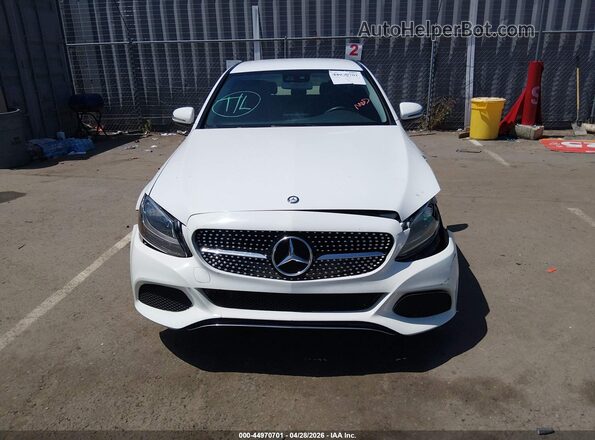 55SWF4KB7HU202957 2017 MERCEDES-BENZ C-CLASS White Front view
