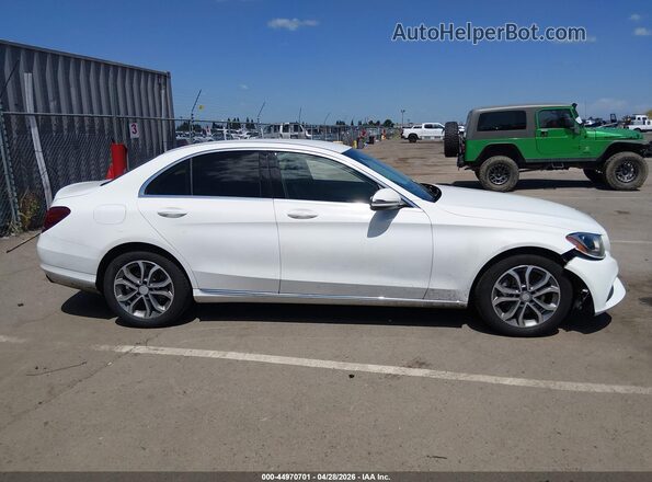 55SWF4KB7HU202957 2017 MERCEDES-BENZ C-CLASS White Rear interior view