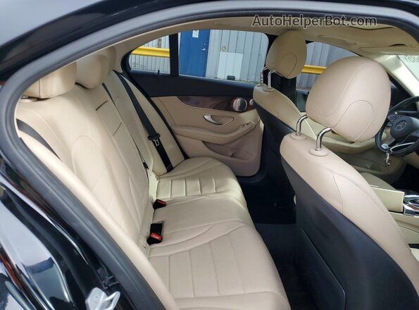 55SWF4KB8GU142878 2016 MERCEDES-BENZ C Черный Вид задних сидений