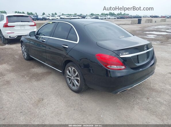 55SWF4KB8GU145022 2016 MERCEDES-BENZ C-CLASS Black Հետևի ձախ
