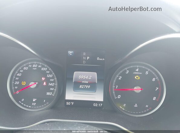 55SWF4KB8JU237268 2018 MERCEDES-BENZ C-CLASS Black Widok tylnych siedzeń