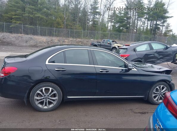55SWF4KB8JU237268 2018 MERCEDES-BENZ C-CLASS Black Widok wnętrza z tyłu