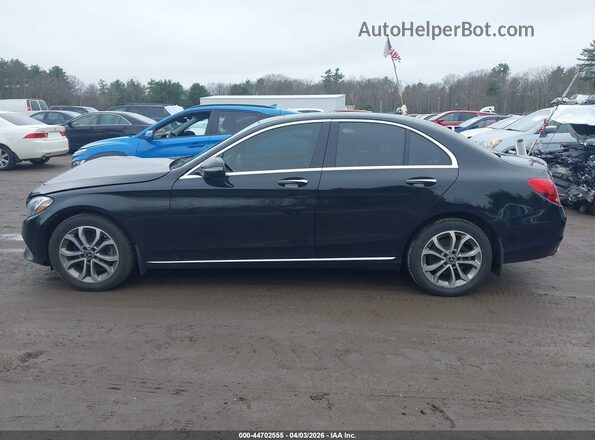 55SWF4KB8JU237268 2018 MERCEDES-BENZ C-CLASS Black Widok wnętrza 360 stopni
