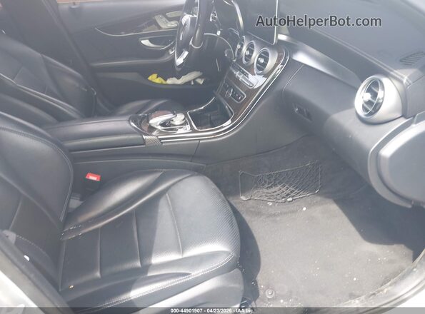 55SWF4KB9GU110568 2016 MERCEDES-BENZ C-CLASS Silver Front interior view