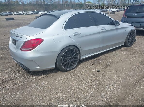 55SWF4KB9GU110568 2016 MERCEDES-BENZ C-CLASS Silver Rear right
