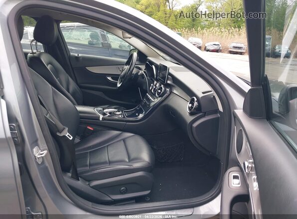 55SWF4KBXGU111194 2016 MERCEDES-BENZ C-CLASS Gray Սալոնի դիմացի տեսք