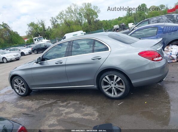 55SWF4KBXGU111194 2016 MERCEDES-BENZ C-CLASS Gray Սալոնի 360 աստիճան տեսք