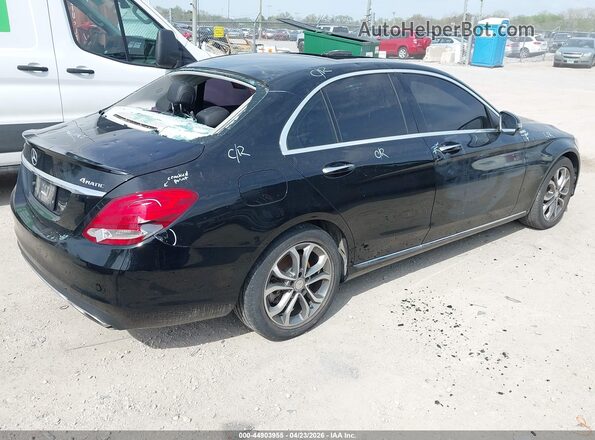 55SWF4KBXGU168432 2016 MERCEDES-BENZ C-CLASS Black Հետևի աջ