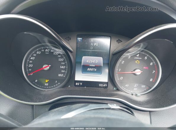 55SWF4KBXGU168432 2016 MERCEDES-BENZ C-CLASS Black Հետևի նստատեղերի տեսք