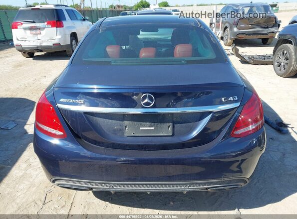 55SWF6EB0HU218523 2017 MERCEDES-BENZ AMG C 43 Blue 