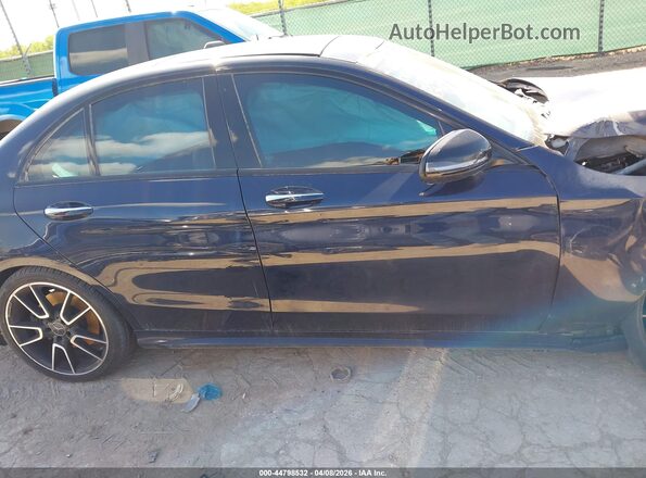55SWF6EB0HU218523 2017 MERCEDES-BENZ AMG C 43 Blue Widok wnętrza z tyłu
