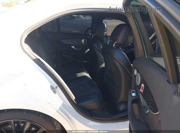 55SWF6EB1HU194054 2017 MERCEDES-BENZ AMG C 43 White Widok naklejki z numerem VIN