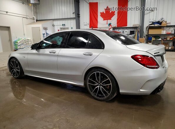 55SWF6EB1KU314393 2019 MERCEDES-BENZ AMG Silver Tył lewy