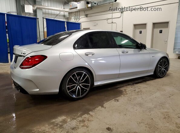 55SWF6EB1KU314393 2019 MERCEDES-BENZ AMG Silver Tył prawy