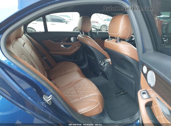 55SWF6EB2JU264571 2018 MERCEDES-BENZ AMG C 43 Blue VIN კოდის სტიკერის ხედი