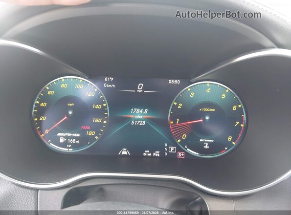 55SWF6EB4LU330590 2020 MERCEDES-BENZ AMG C 43 Black უკანა სავარძლების ხედი