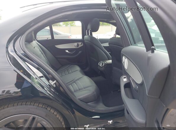 55SWF6EB4LU330590 2020 MERCEDES-BENZ AMG C 43 Black VIN კოდის სტიკერის ხედი