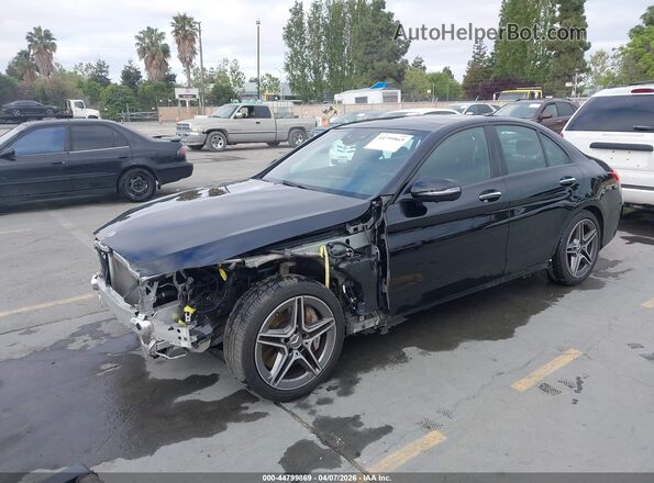 55SWF6EB4LU330590 2020 MERCEDES-BENZ AMG C 43 Black წინა მარცხენა ხედი სამი მეოთხედიდან