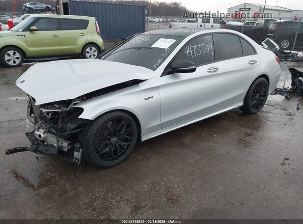 55SWF6EB5HU208456 2017 MERCEDES-BENZ AMG C 43 Silver Vista tres cuartos delantera izquierda