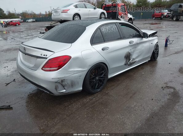 55SWF6EB5HU208456 2017 MERCEDES-BENZ AMG C 43 Silver Trasero derecho