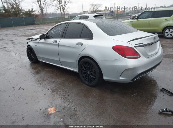 55SWF6EB5HU208456 2017 MERCEDES-BENZ AMG C 43 Silver Trasero izquierdo