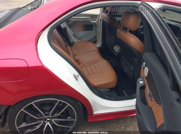 55SWF6EB5KU311979 2019 MERCEDES-BENZ AMG C 43 Red Vista de la etiqueta del VIN