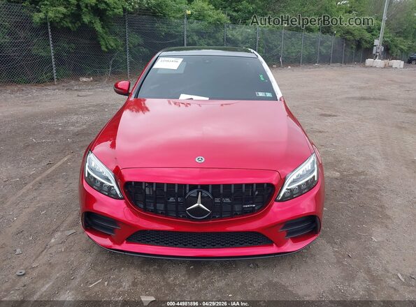 55SWF6EB5KU311979 2019 MERCEDES-BENZ AMG C 43 Red Vista interior trasera