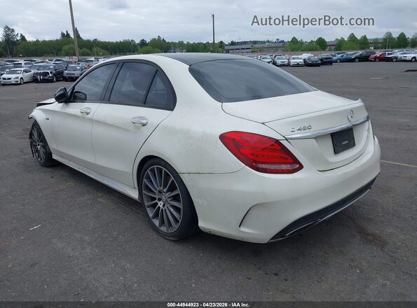 55SWF6EB9GU126728 2016 MERCEDES-BENZ C-CLASS White Rear left