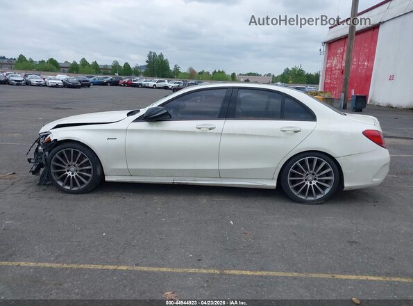 55SWF6EB9GU126728 2016 MERCEDES-BENZ C-CLASS White Rear interior view
