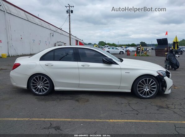 55SWF6EB9GU126728 2016 MERCEDES-BENZ C-CLASS White Instrument cluster view