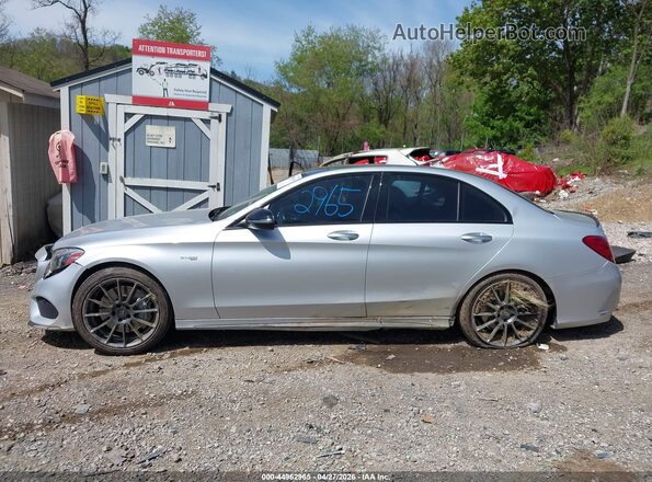 55SWF6EBXHU194733 2017 MERCEDES-BENZ AMG C 43 Серебряный Панорамный вид салона 360°