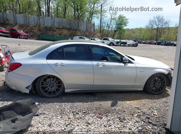 55SWF6EBXHU194733 2017 MERCEDES-BENZ AMG C 43 Серебряный Вид задней части салона