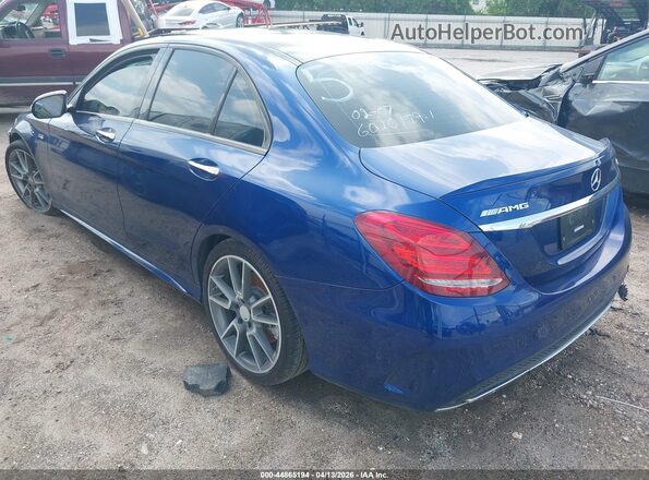 55SWF6EBXJU267430 2018 MERCEDES-BENZ AMG C 43 Blue Rear left