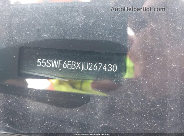 55SWF6EBXJU267430 2018 MERCEDES-BENZ AMG C 43 Blue Engine compartment view