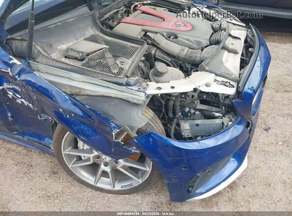 55SWF6EBXJU267430 2018 MERCEDES-BENZ AMG C 43 Blue Front view