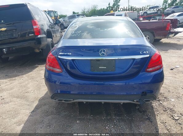 55SWF6EBXJU267430 2018 MERCEDES-BENZ AMG C 43 Blue 