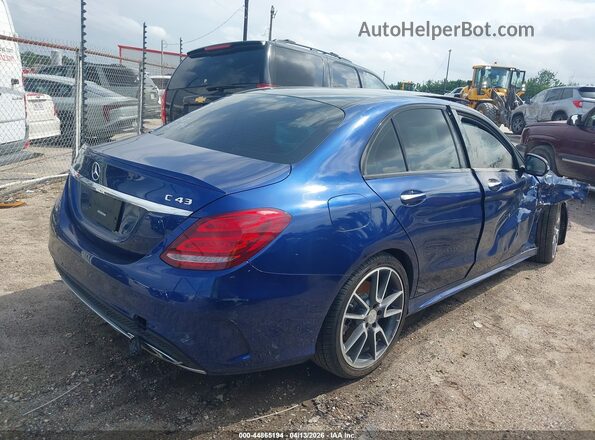 55SWF6EBXJU267430 2018 MERCEDES-BENZ AMG C 43 Blue Rear right