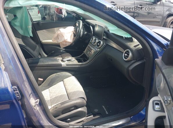 55SWF6EBXJU267430 2018 MERCEDES-BENZ AMG C 43 Blue Front interior view