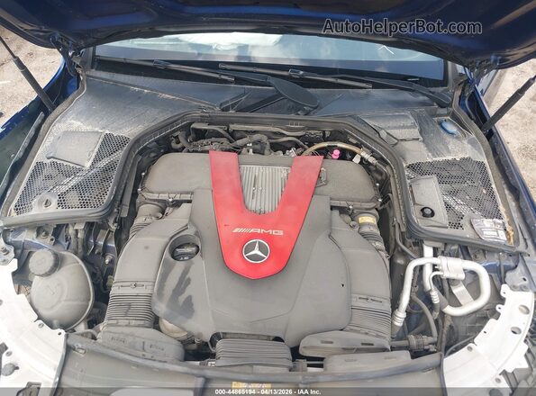 55SWF6EBXJU267430 2018 MERCEDES-BENZ AMG C 43 Blue Rear view