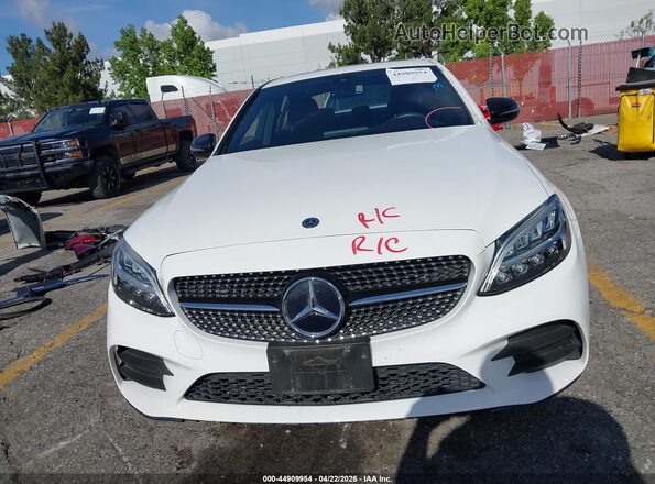 55SWF8DB0LU323746 2020 MERCEDES-BENZ C-CLASS White 