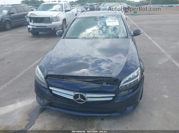 55SWF8DB1KU298807 2019 MERCEDES-BENZ C-CLASS Blue ხელსაწყოთა პანელის ხედი
