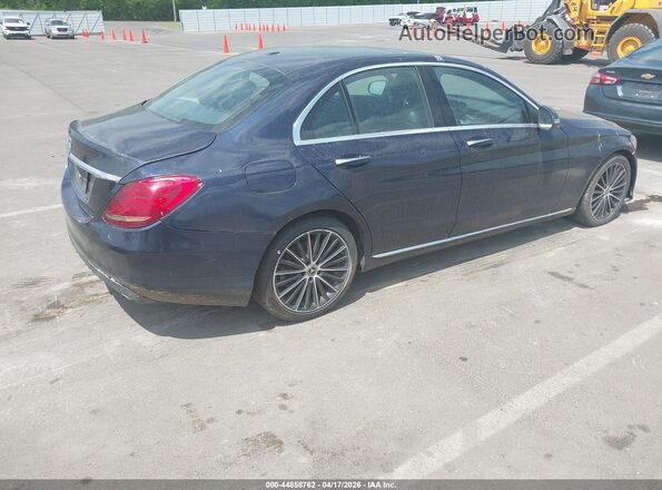 55SWF8DB1KU298807 2019 MERCEDES-BENZ C-CLASS Blue უკანა მარჯვენა