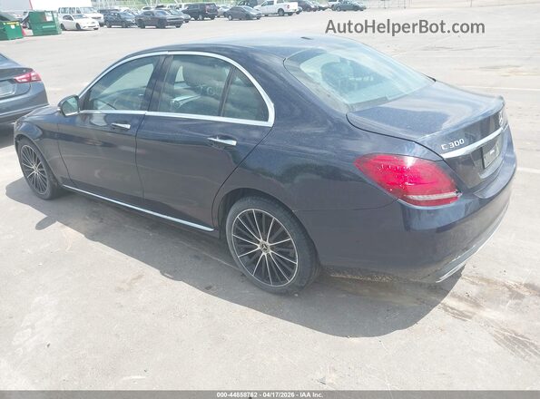 55SWF8DB1KU298807 2019 MERCEDES-BENZ C-CLASS Blue უკანა მარცხენა