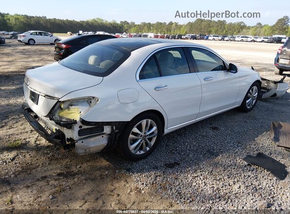 55SWF8DB1KU321681 2019 MERCEDES-BENZ C-CLASS White Rear right