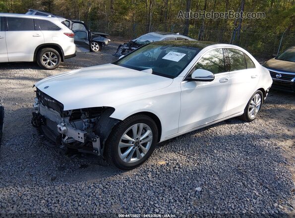 55SWF8DB1KU321681 2019 MERCEDES-BENZ C-CLASS White Front left